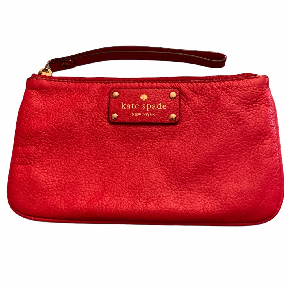 Kate spade leather wristlet